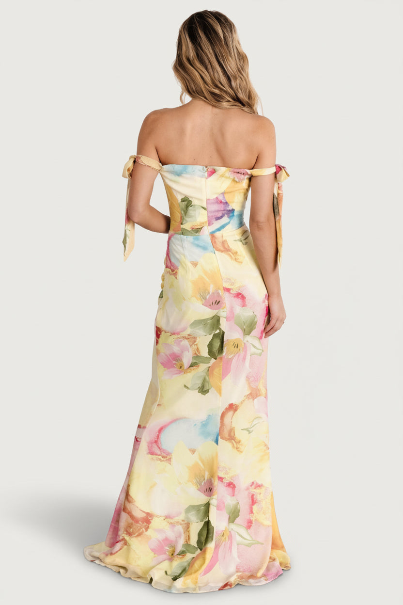 Allegra Off Shoulder Maxi Dress | Baltic Born Multi Floral