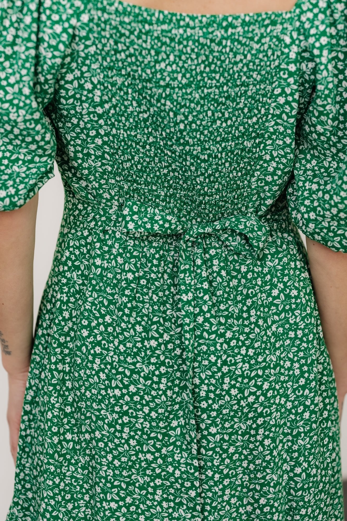 Elisabeth Button Dress | Baltic Born Green Floral