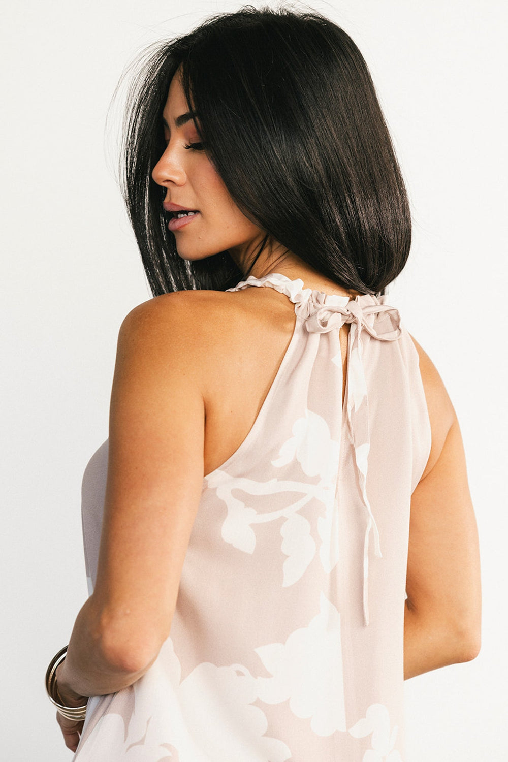 Aurelia Column Maxi Dress | Baltic Born Natural + White