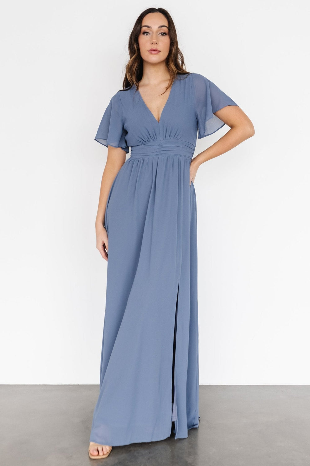 Ramona Maxi Dress | Baltic Born Whisper Blue