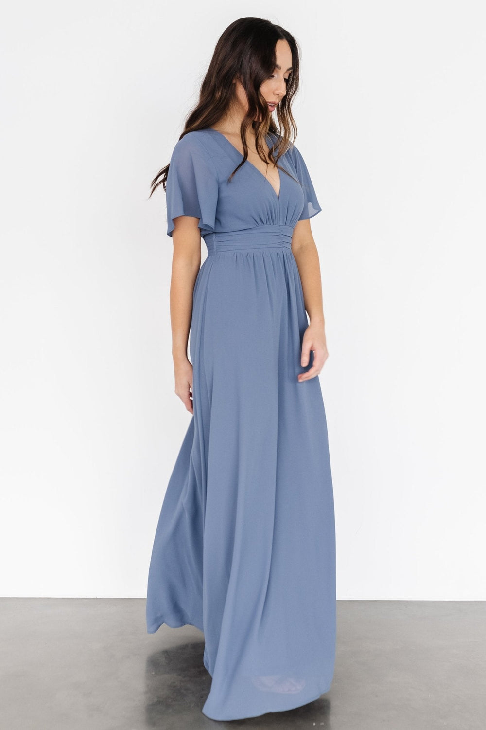 Ramona Maxi Dress | Baltic Born Whisper Blue