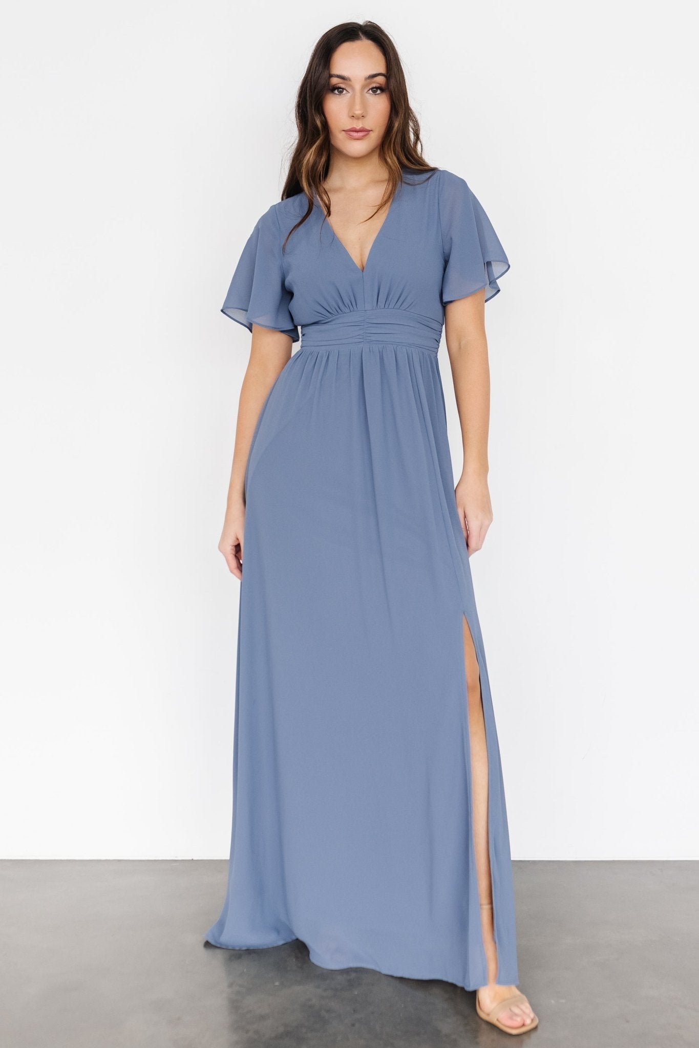 Ramona Maxi Dress | Baltic Born Whisper Blue