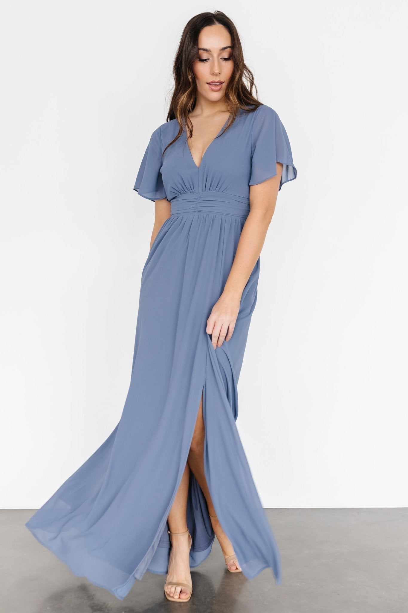 Ramona Maxi Dress | Baltic Born Whisper Blue