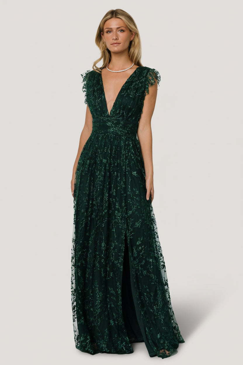 Arlene Shimmer Gown | Baltic Born Emerald