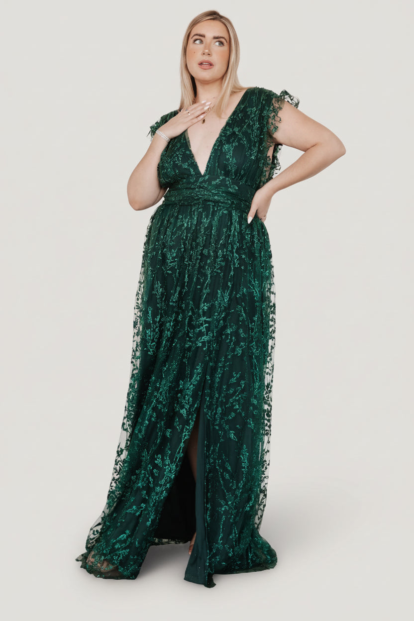 Arlene Shimmer Gown | Baltic Born Emerald