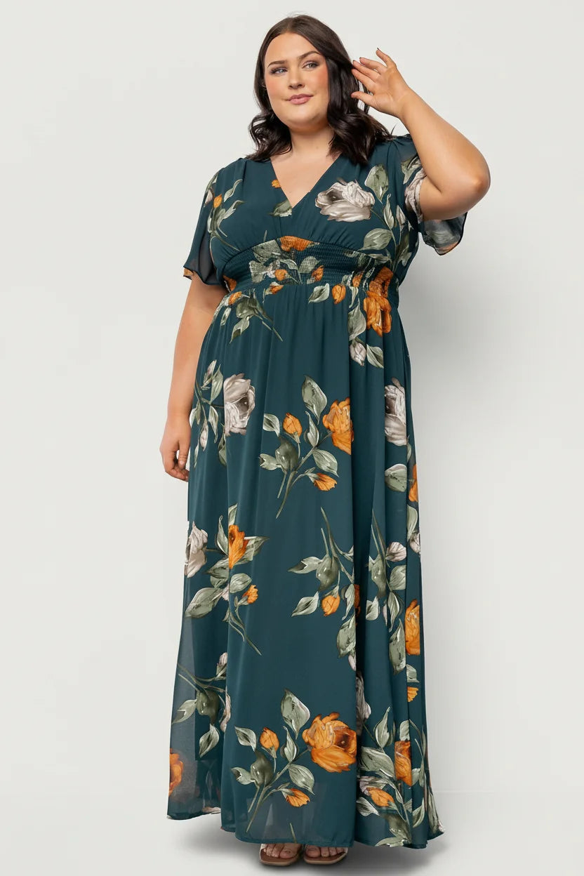Birdie Maxi Dress | Baltic Born Deep Topaz Floral