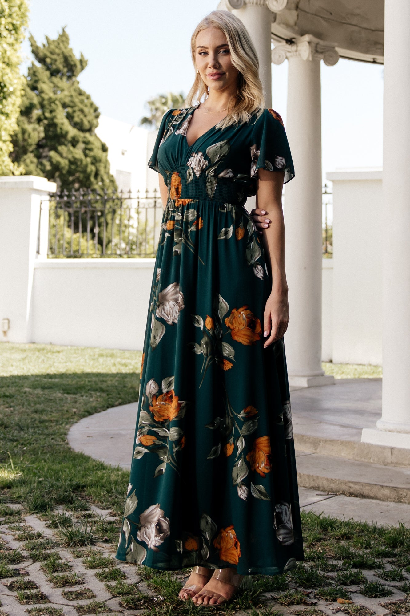 Birdie Maxi Dress | Baltic Born Deep Topaz Floral