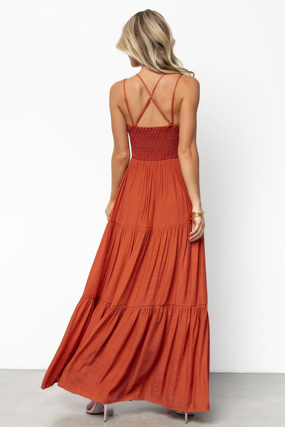 Summerlin Lace Top Maxi Dress | Baltic Born Rust
