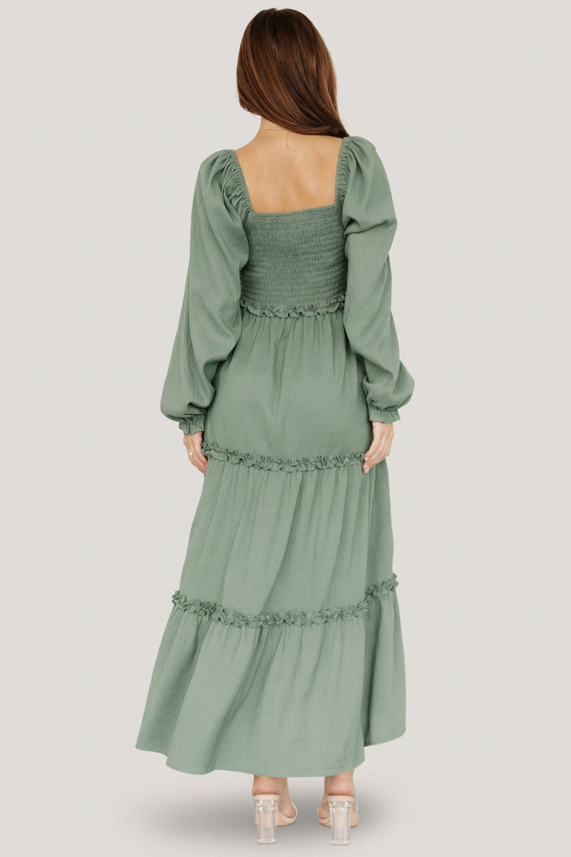 Britta Maxi Dress | Baltic Born Dark Sage