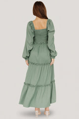Britta Maxi Dress | Baltic Born Dark Sage