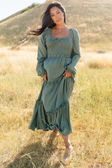 Britta Maxi Dress | Baltic Born Dark Sage
