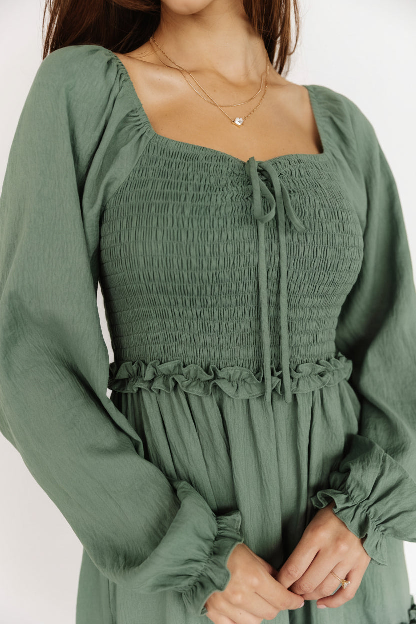Britta Maxi Dress | Baltic Born Dark Sage