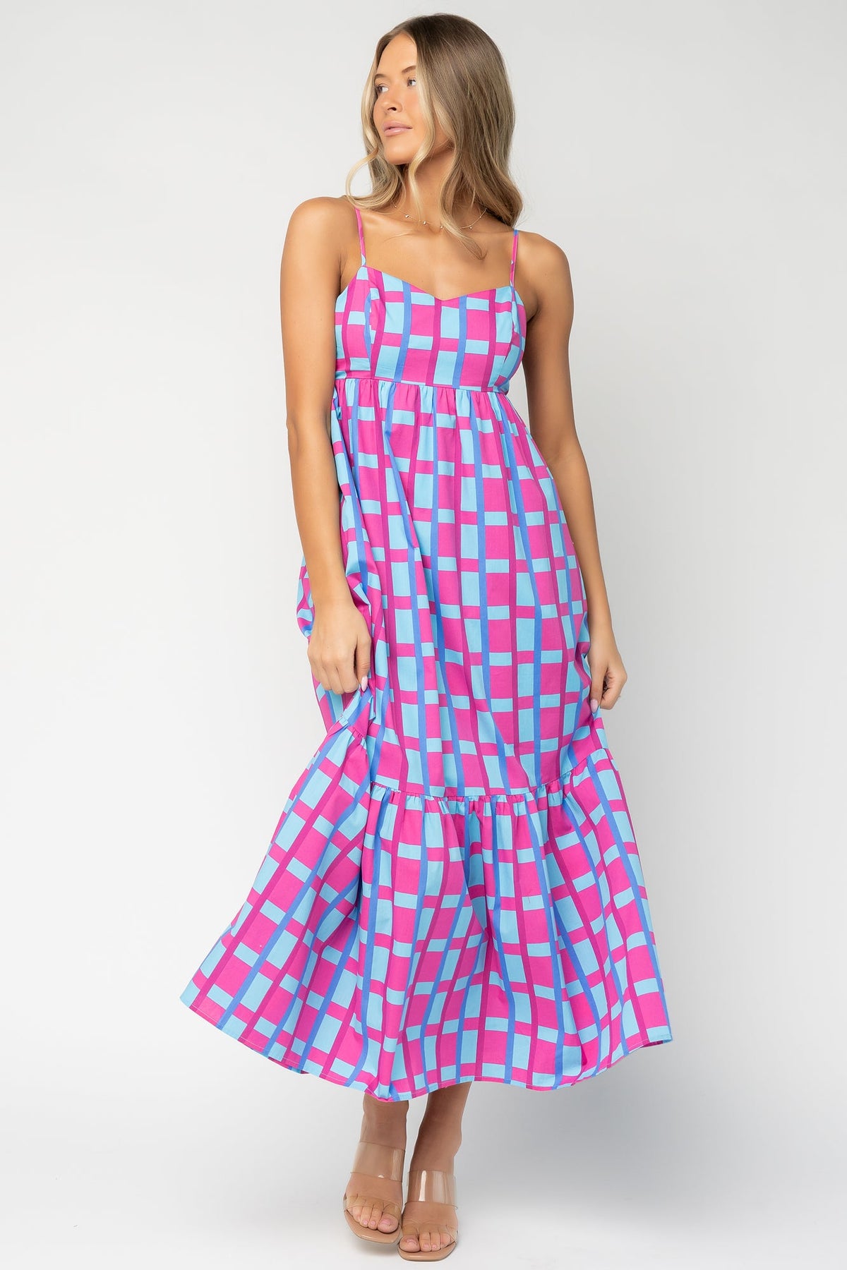 Rita Maxi Dress | Baltic Born Pink + Blue