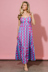 Rita Maxi Dress | Baltic Born Pink + Blue