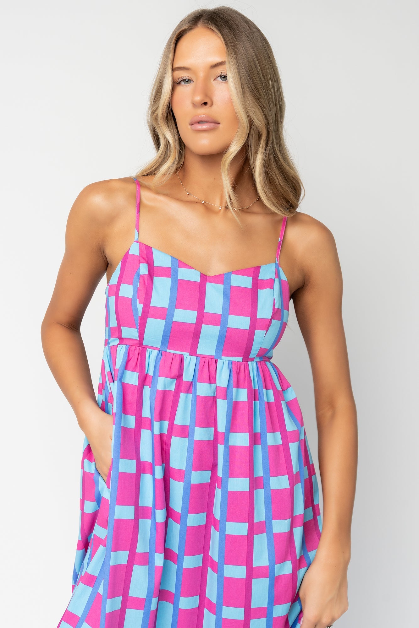 Rita Maxi Dress | Baltic Born Pink + Blue