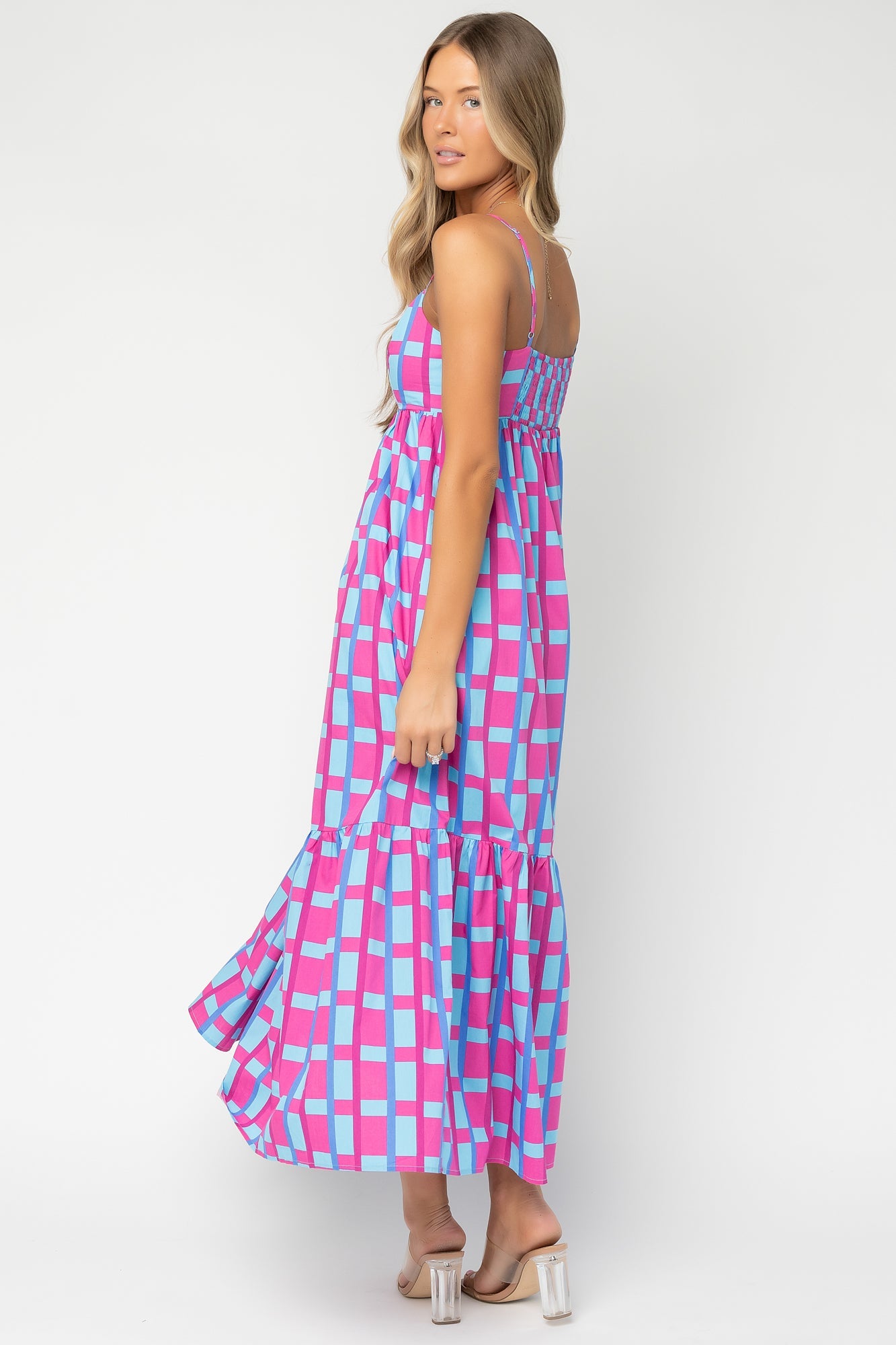 Rita Maxi Dress | Baltic Born Pink + Blue