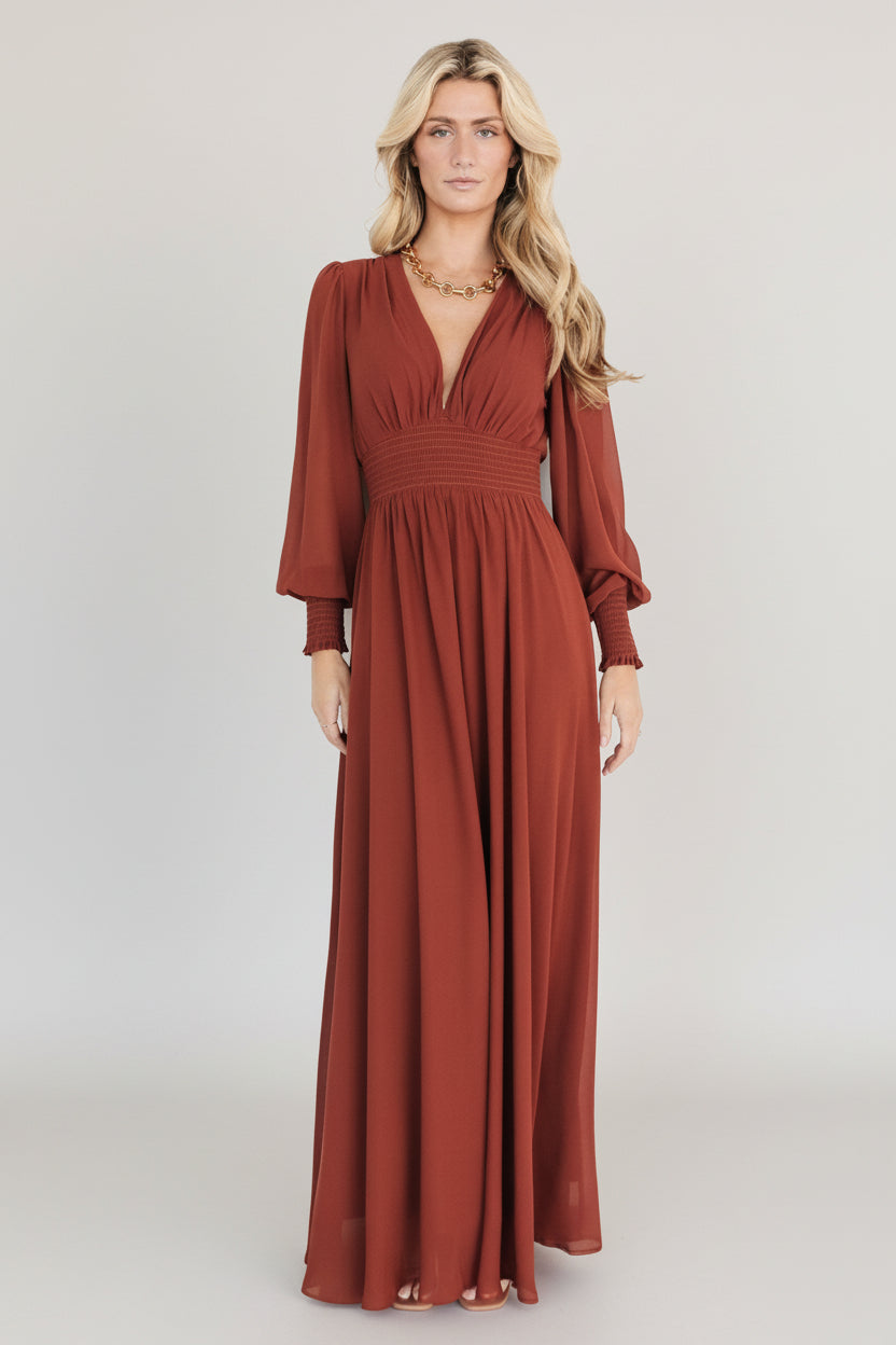 Olivia Maxi Dress | Baltic Born Cinnamon