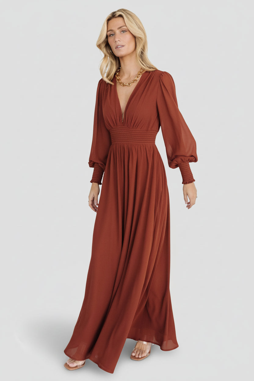 Olivia Maxi Dress | Baltic Born Cinnamon