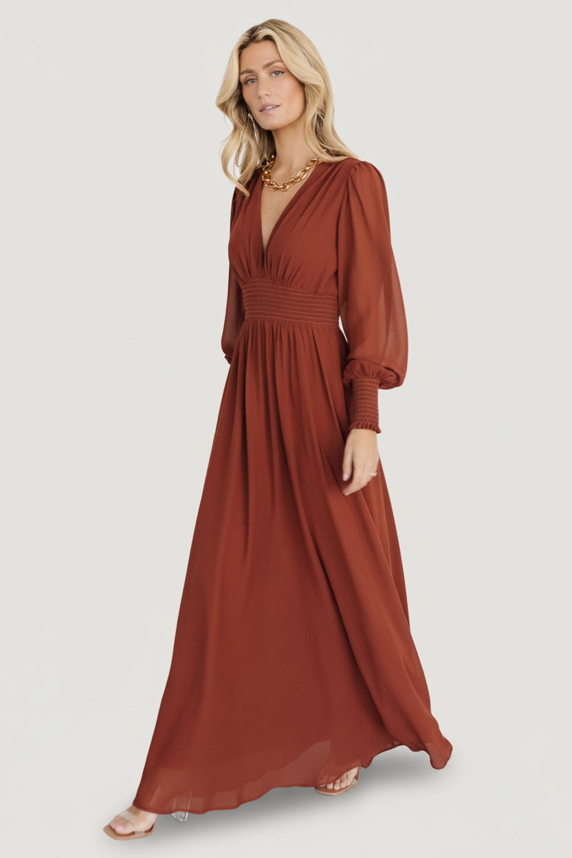 Olivia Maxi Dress | Baltic Born Cinnamon