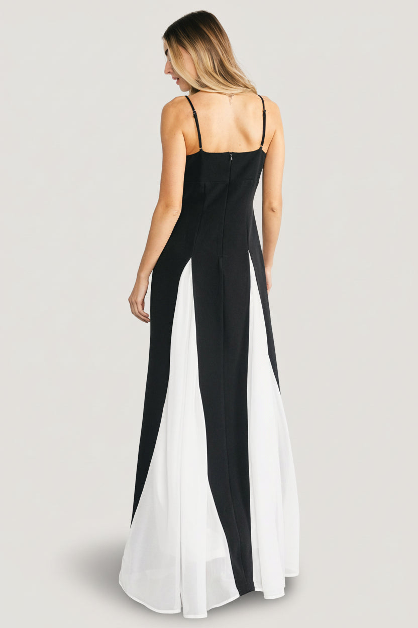 Adela Maxi Dress | Baltic Born Black + White