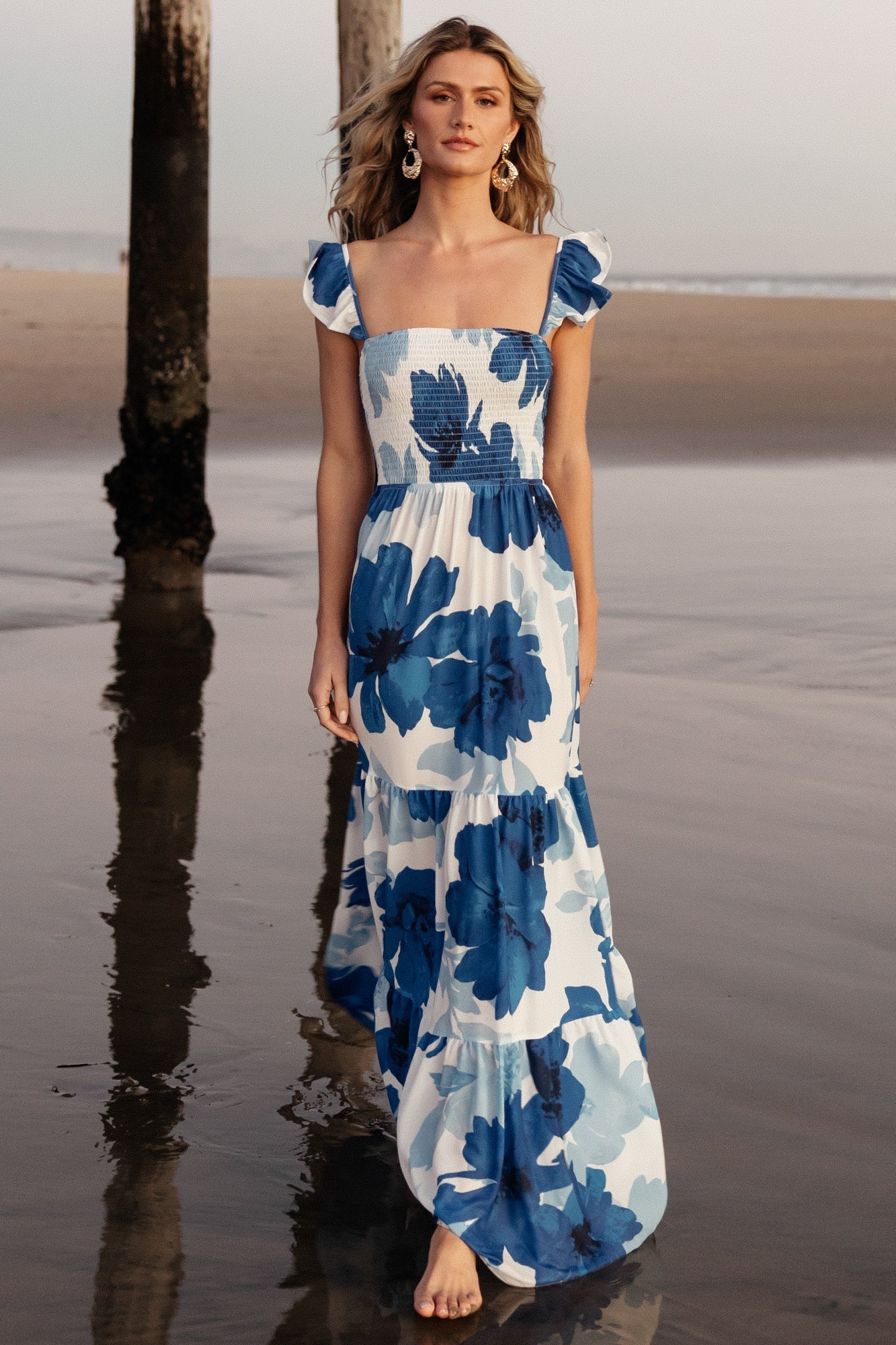 Mikaela Maxi Dress | Baltic Born Blue Floral