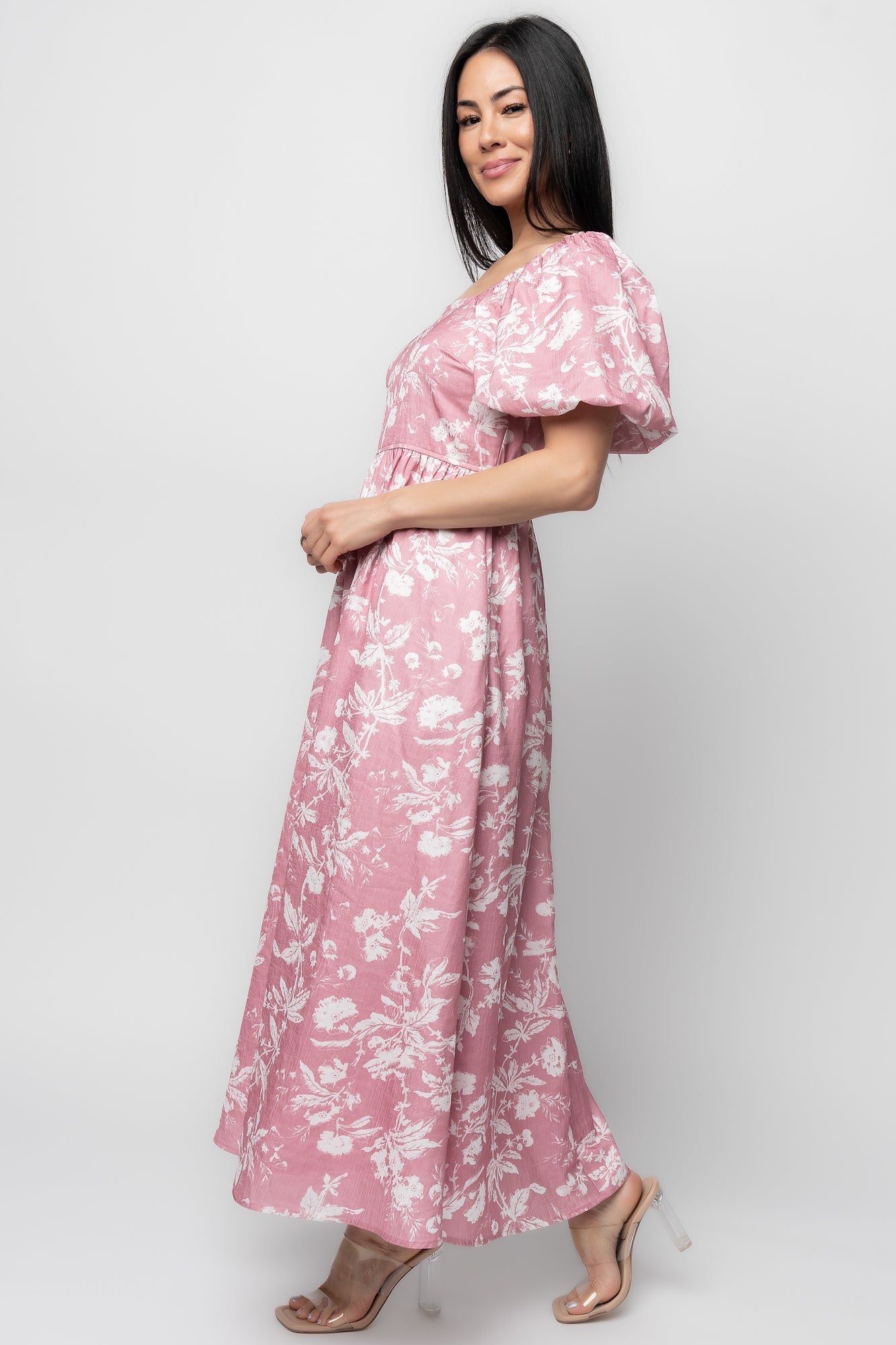 Graceland Maxi Dress | Baltic Born Pink + White Floral
