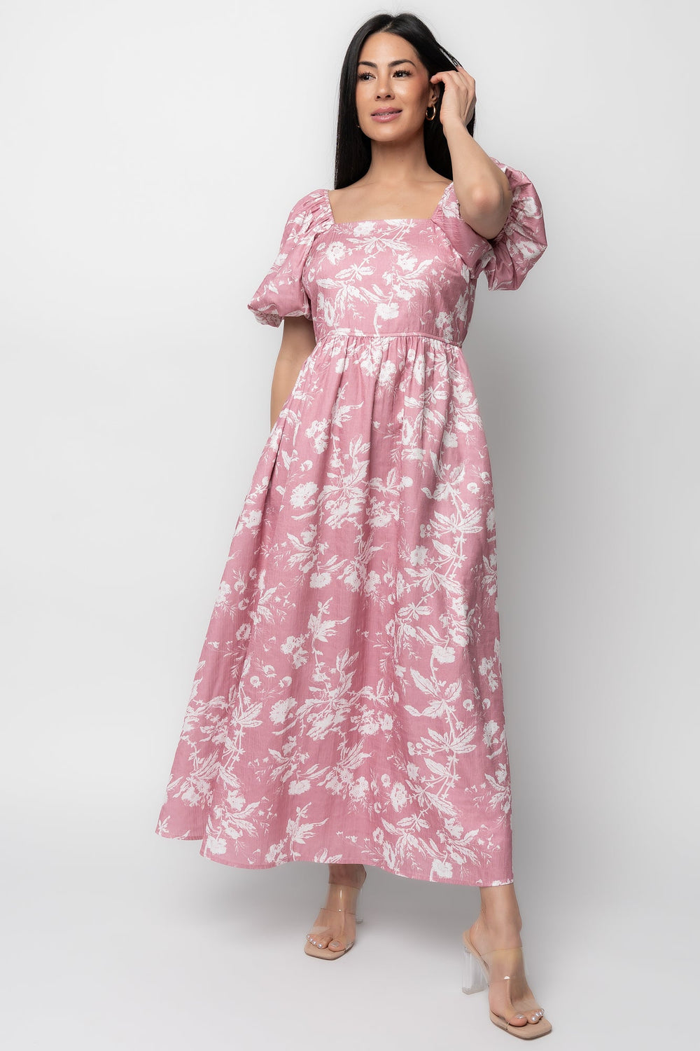 Graceland Maxi Dress | Baltic Born Pink + White Floral