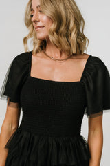 Cherise Tulle Tiered Dress | Baltic Born Black