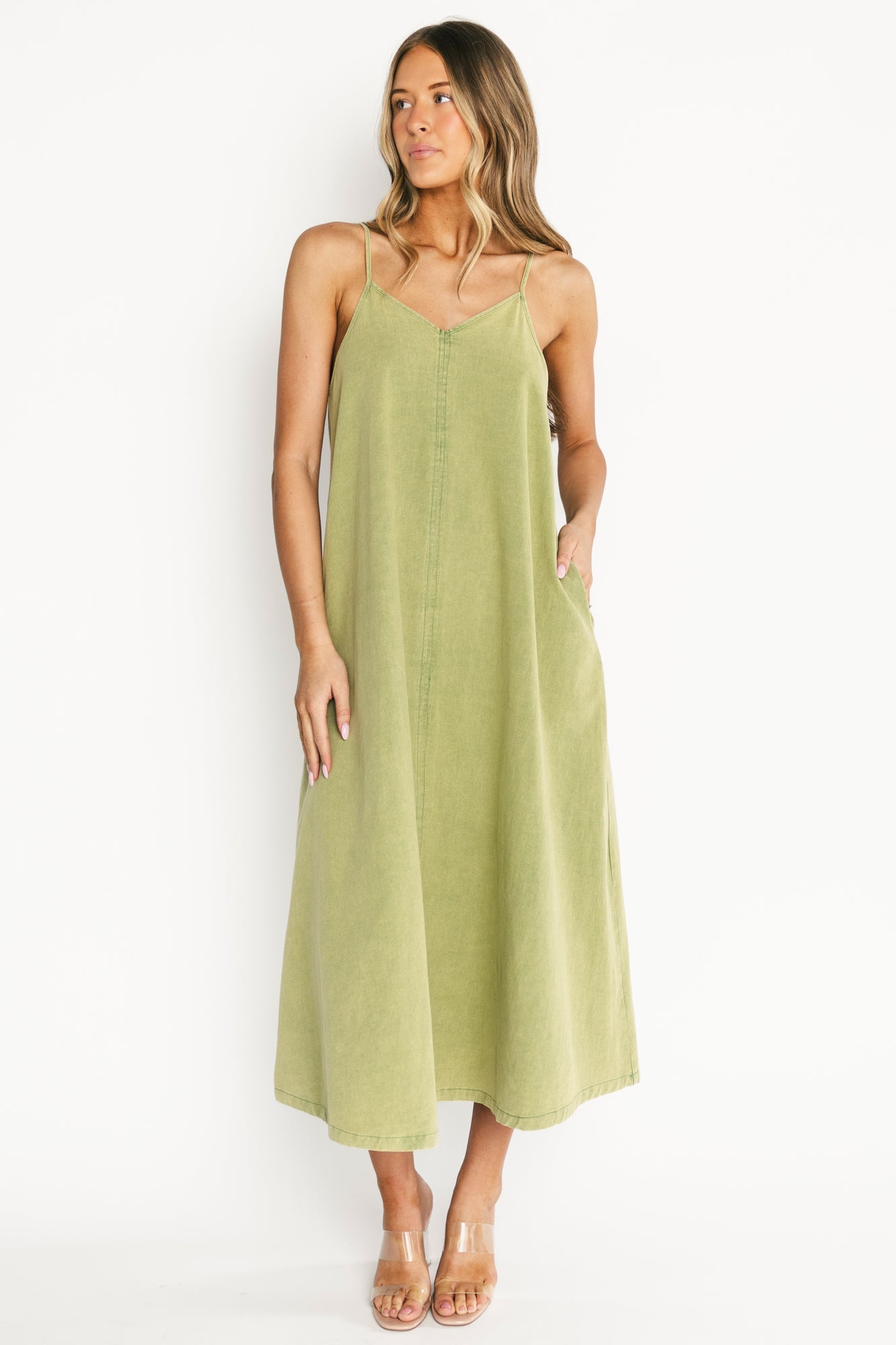 Marcia Maxi Dress | Baltic Born Green