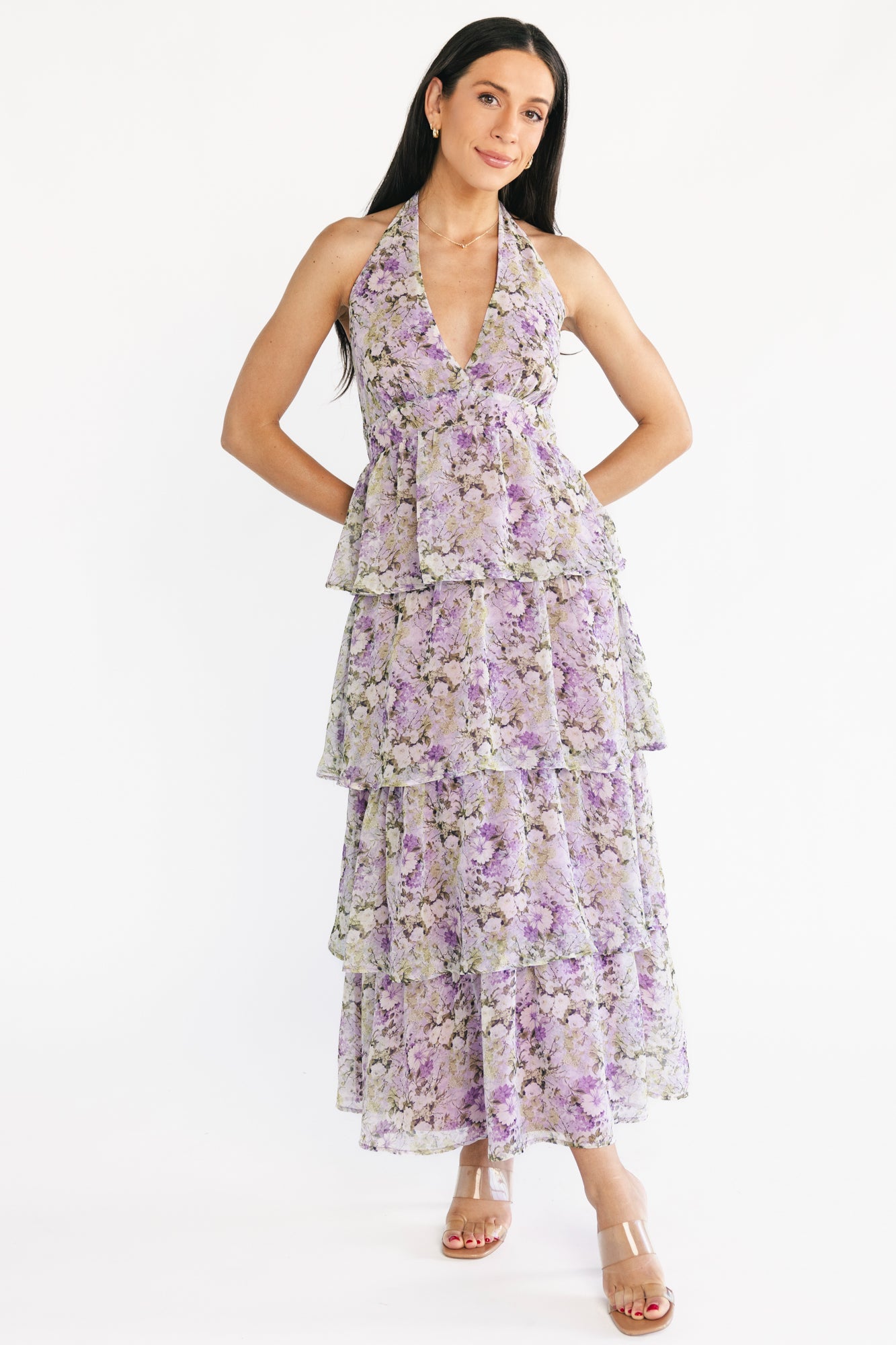 Louanne Halter Dress | Baltic Born Lavender Floral