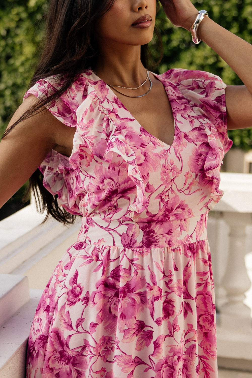 Margie Maxi Dress | Baltic Born Pink Floral
