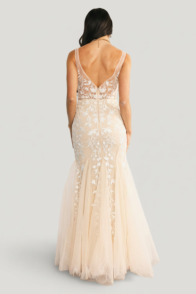 Fleurette Bridal Gown | Baltic Born Beige + Ivory