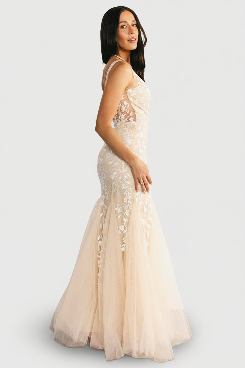 Fleurette Bridal Gown | Baltic Born Beige + Ivory