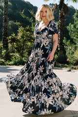 Villa Maxi Dress | Baltic Born Blue Floral