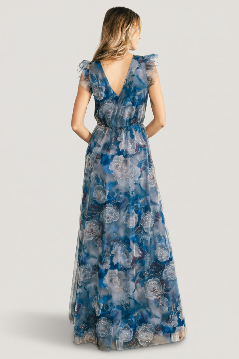 Adelyn Maxi Dress | Baltic Born Blue Floral