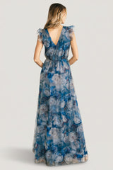 Adelyn Maxi Dress | Baltic Born Blue Floral