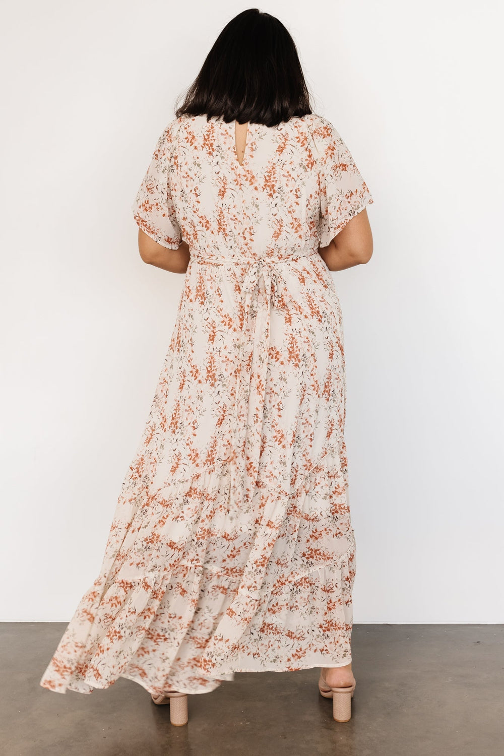 Katherine Maxi Dress | Baltic Born Cream + Rust Floral