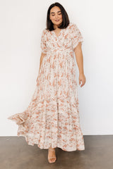 Katherine Maxi Dress | Baltic Born Cream + Rust Floral