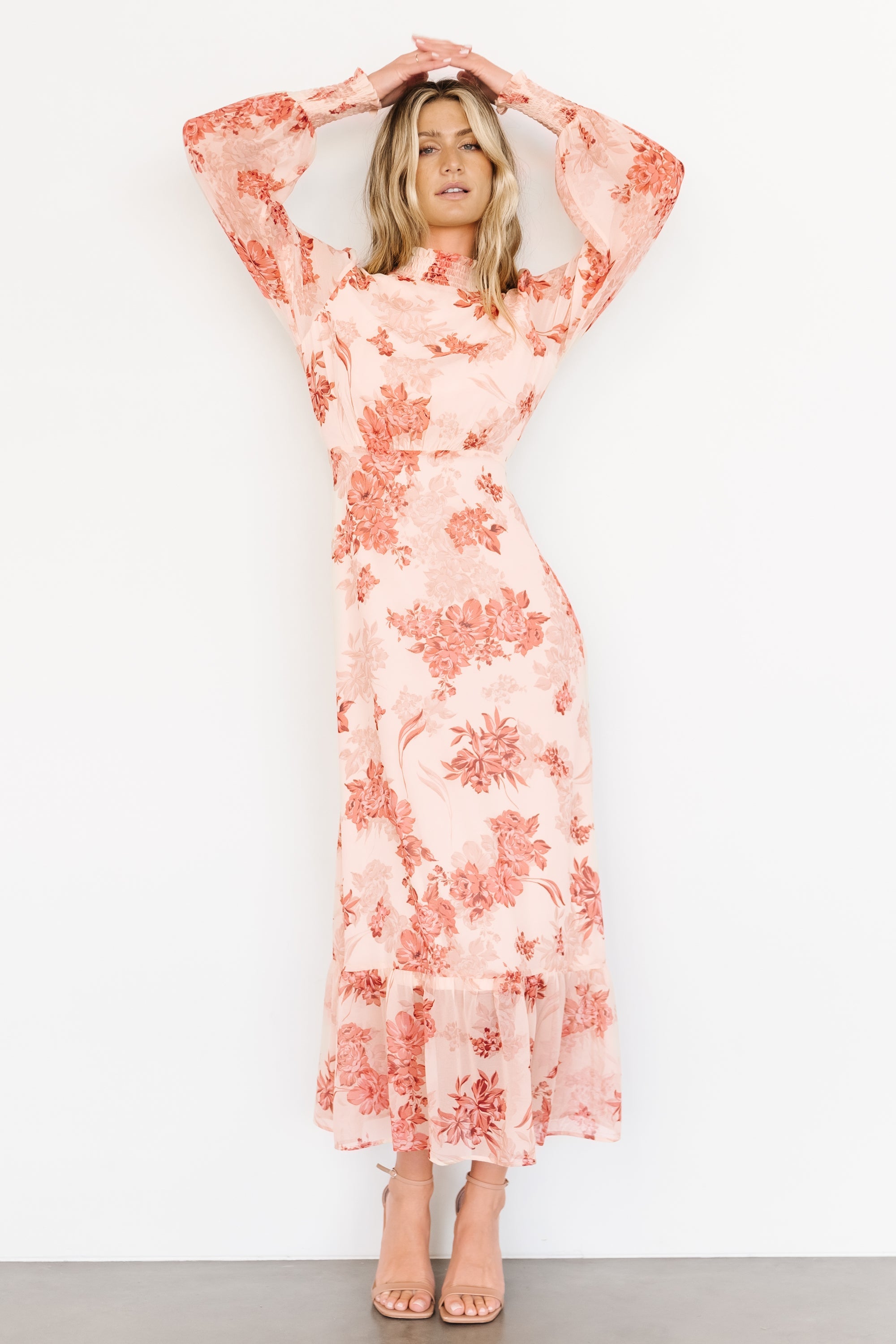 Luciana Maxi Dress | Baltic Born Beige + Rose