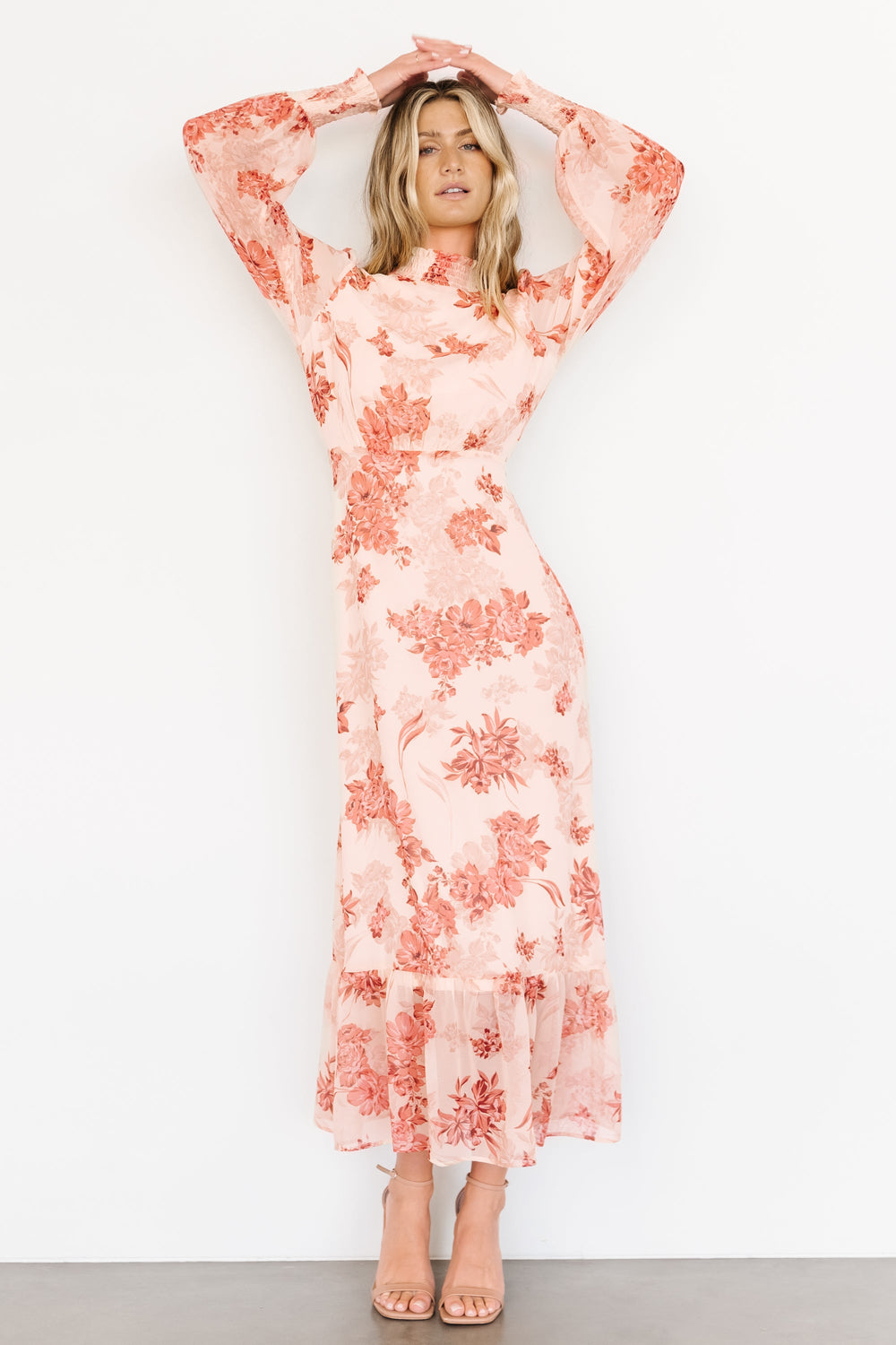 Luciana Maxi Dress | Baltic Born Beige + Rose