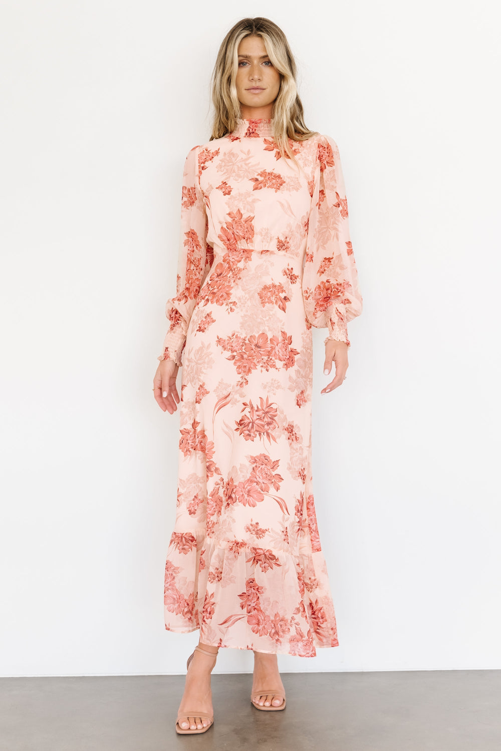 Luciana Maxi Dress | Baltic Born Beige + Rose