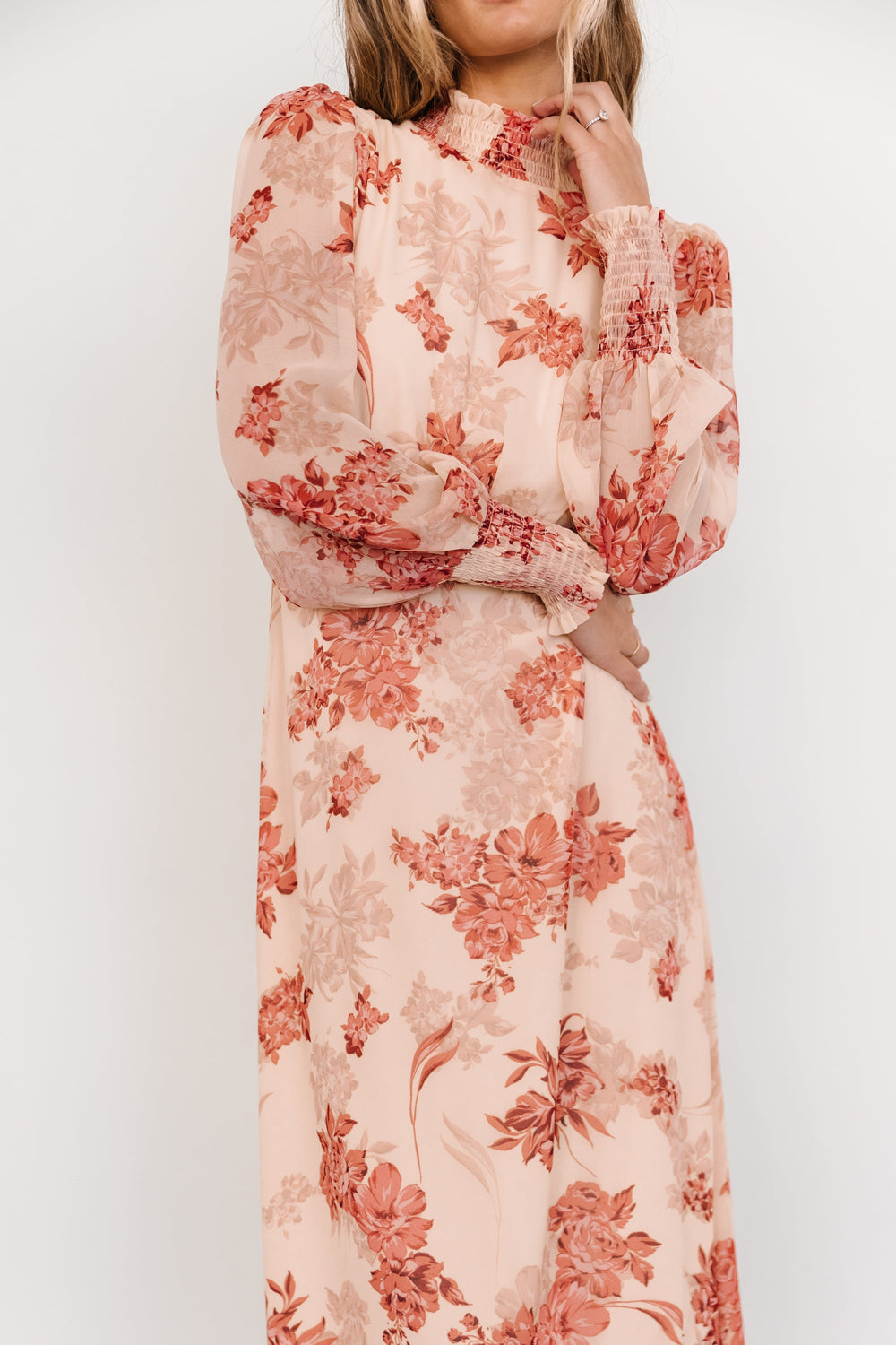 Luciana Maxi Dress | Baltic Born Beige + Rose