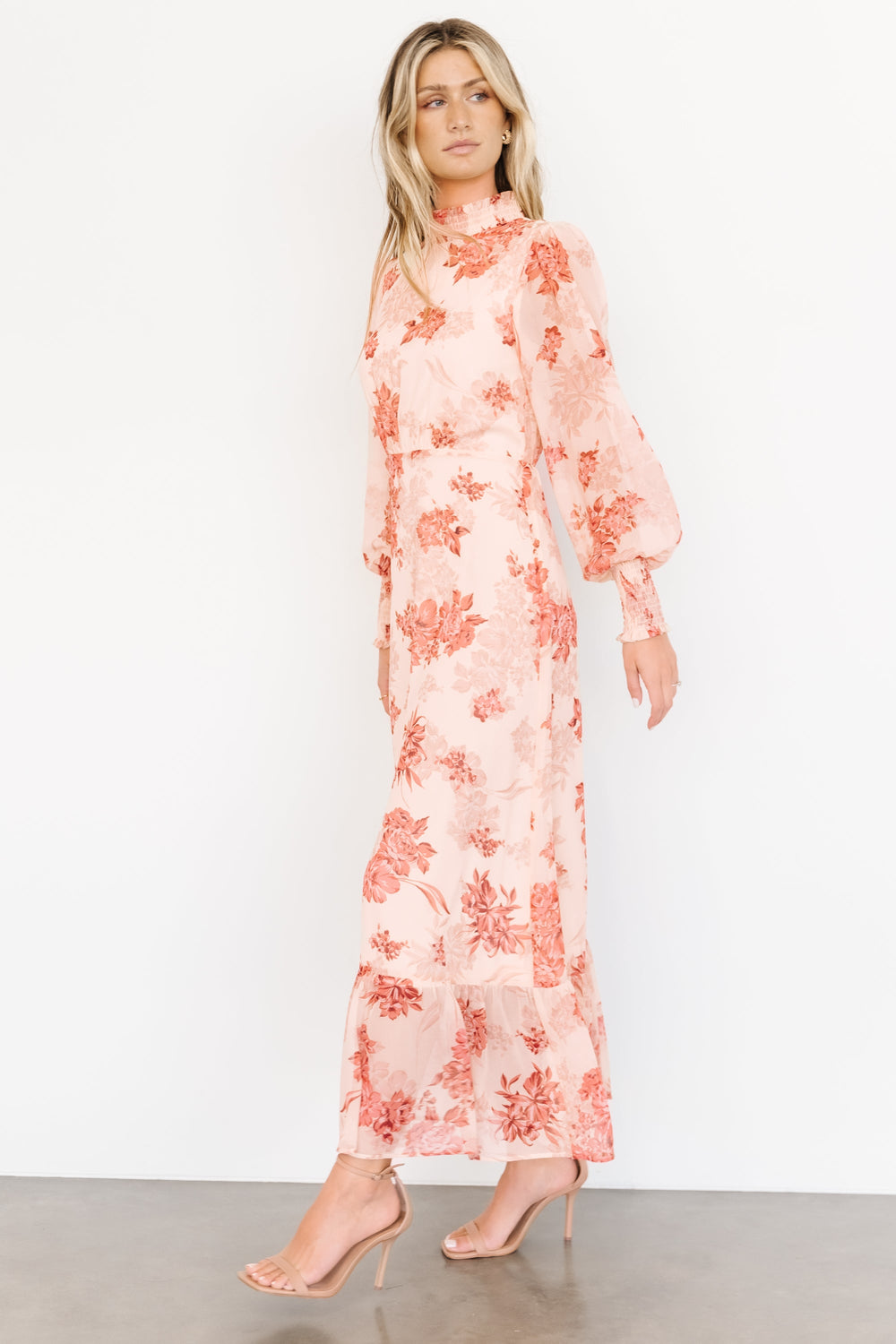 Luciana Maxi Dress | Baltic Born Beige + Rose