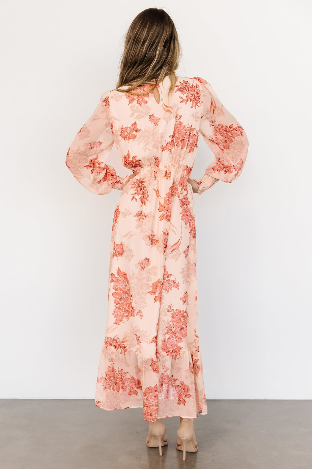 Luciana Maxi Dress | Baltic Born Beige + Rose