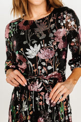Destiny Sequin Maxi Dress | Baltic Born Black Multi