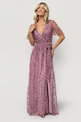 Marseille Embossed Maxi Dress | Baltic Born Lavender