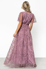 Marseille Embossed Maxi Dress | Baltic Born Lavender