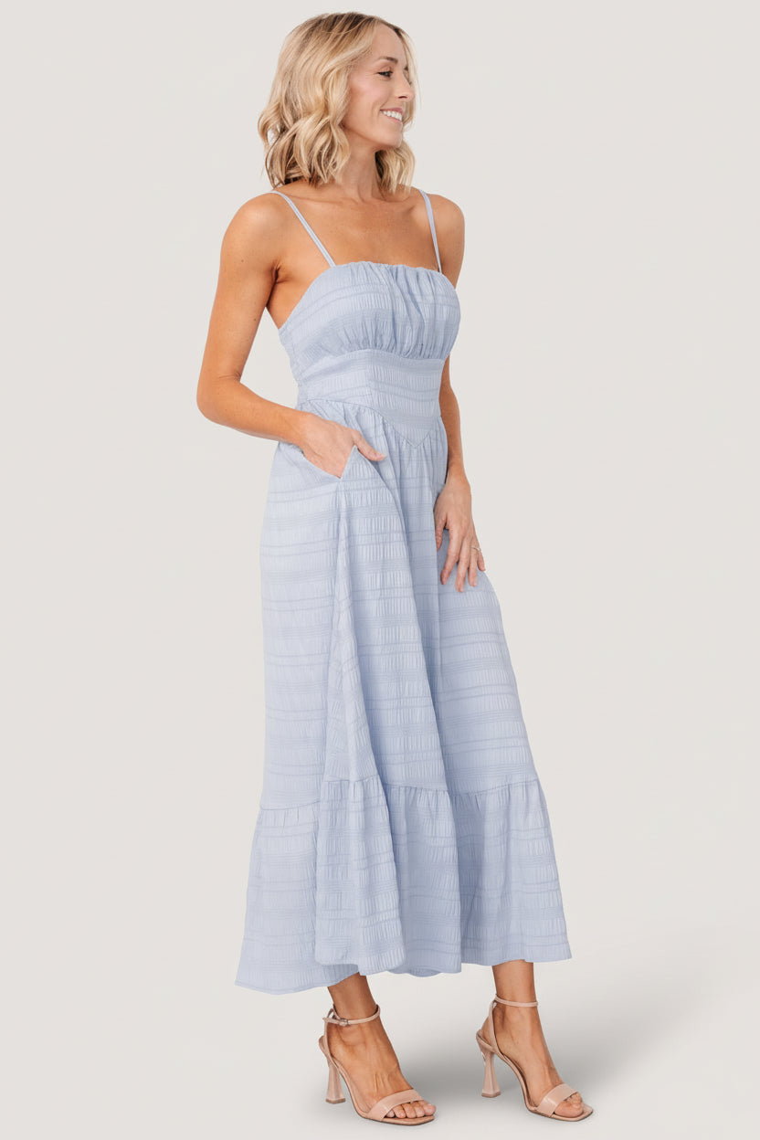 Mikayla Textured Tank Dress | Baltic Born Light Blue