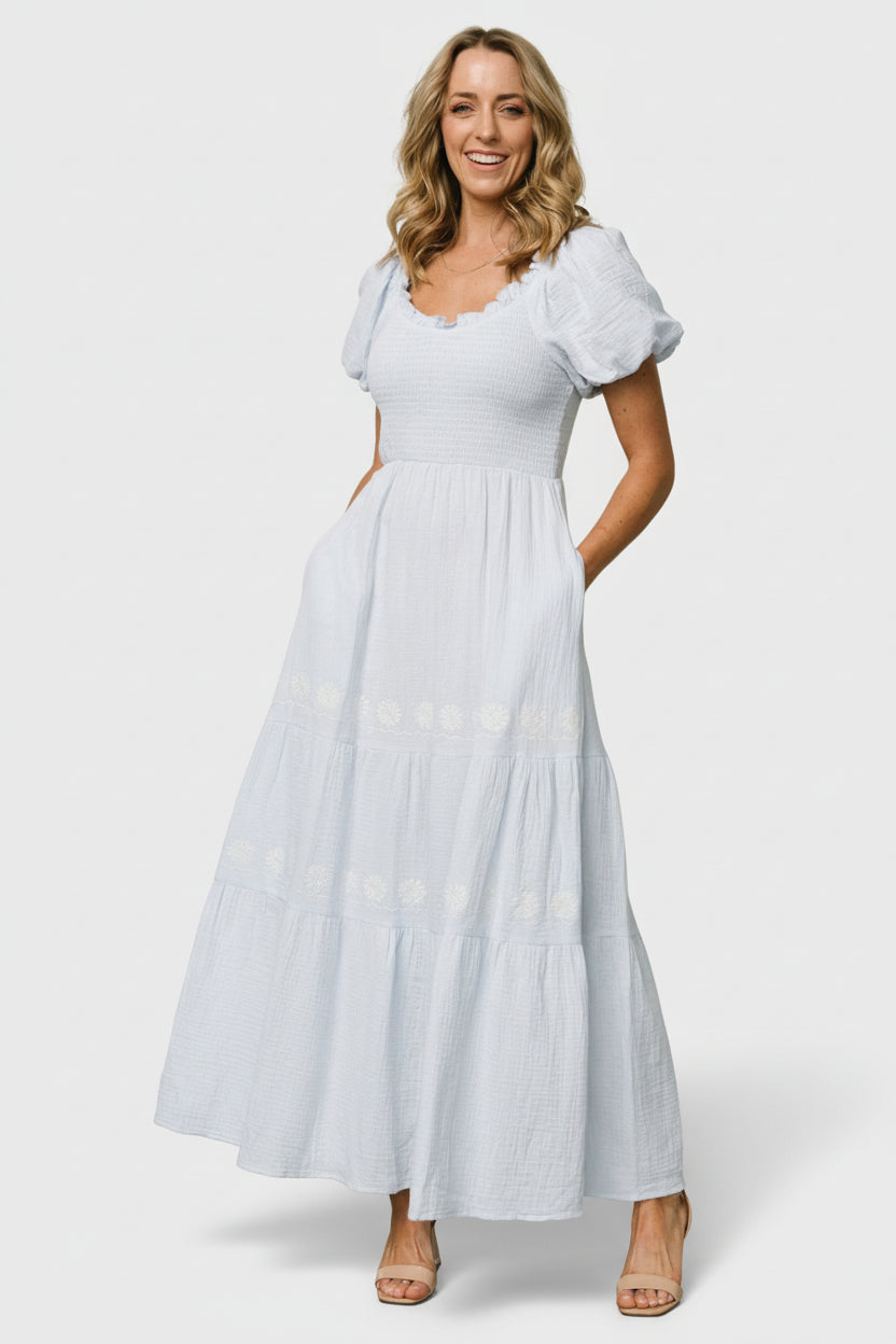 Carrington Maxi Dress | Baltic Born Light Blue