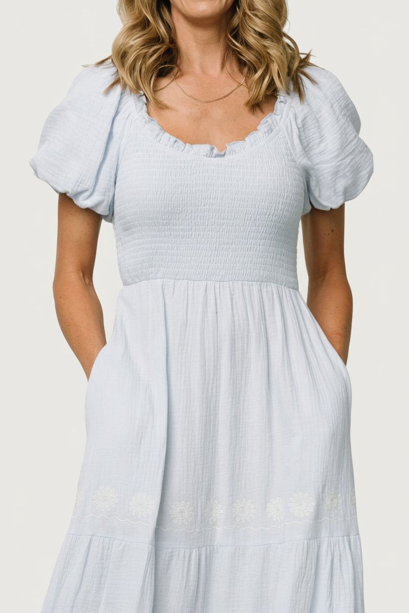 Carrington Maxi Dress | Baltic Born Light Blue